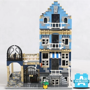 

City Street View Market Street building blocks with 10190