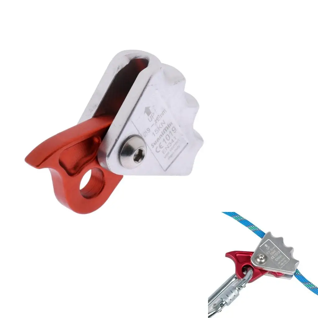 

Adult Light Rope Brake Belay Device For Mountaineering Tree Climbing