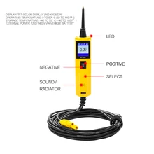 BT260 тестер автомобильной цепи питания зонд электрическая система диагностический инструмент для транспортного средства/мотоцикла/лодки/грузовиков JDH99
