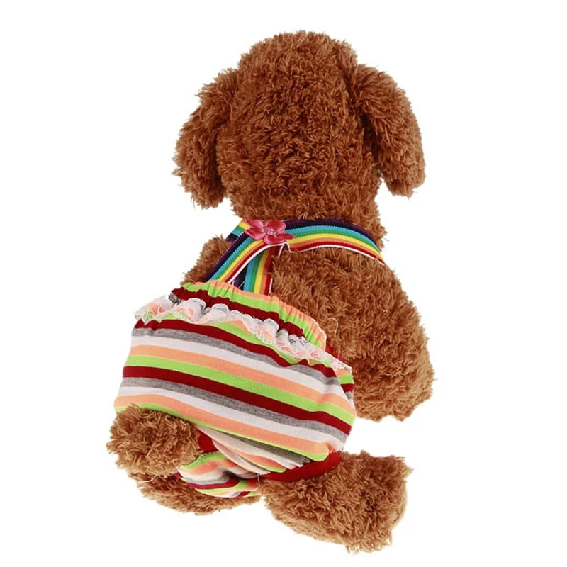 

Pet Dog Diaper Sanitary Physiological Pants Washable Female Dog Shorts Panties Menstruation Underwear Briefs Puppy Shorts
