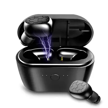 

2019 New X1 TWS Portable Wireless Bluetooth 5.0 Mini In-Ear Earphone Stereo Earbuds Headset with Charging Box