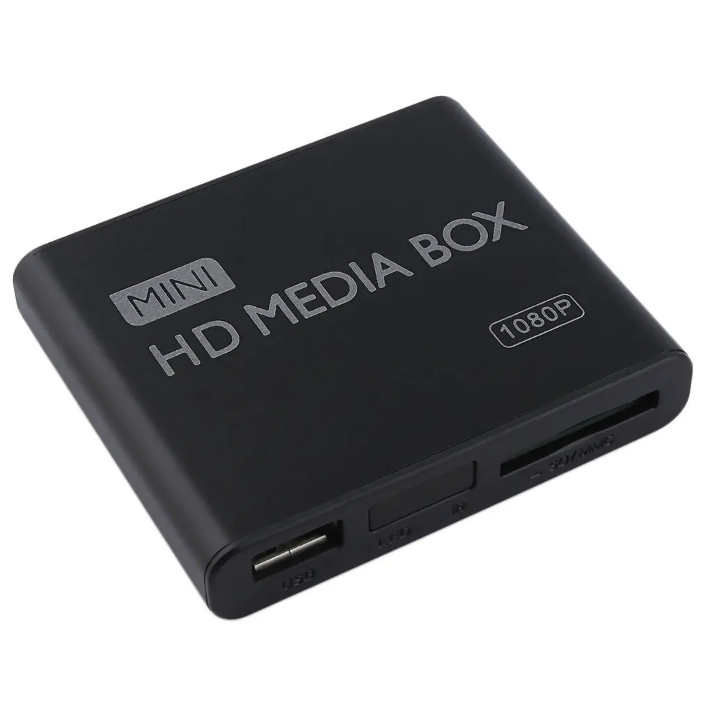 Мини Full 1080p HD медиаплеер MPEG/MKV/H.264 HDMI AV USB+ пульт с поддержкой MKV/RM-SD/USB/SDHC/MMC HDD-HDMI