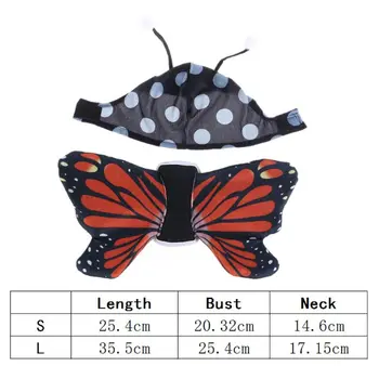 

Dog Christmas Costume Classical BUtterfly Style Pet Puppy Outfit Festival Decor