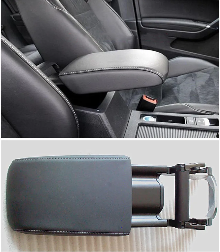 

Retractable Genuine Leather Central Armrest Cover For VW Golf 7 Golf R line Armrest Cover Original Accessories
