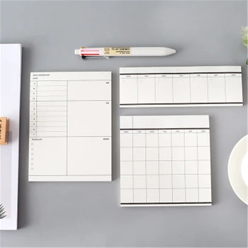 

Weekly Monthly Desk Diary Planner Stickers Planning Memo Pad Sticky Notepad To Do List Checklist Memo Pad Paper School Office
