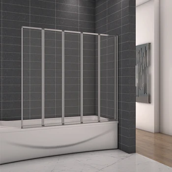 

Mamparas de Bañera Biombo Plegable Cristal 4mm