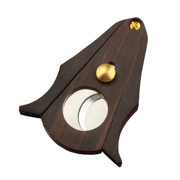 

Galiner Wood Cigar Cutter Sharp Stainless Steel Double Blade Guillotine Smoking Knife Tobacco Cutter Cigar Accessoies