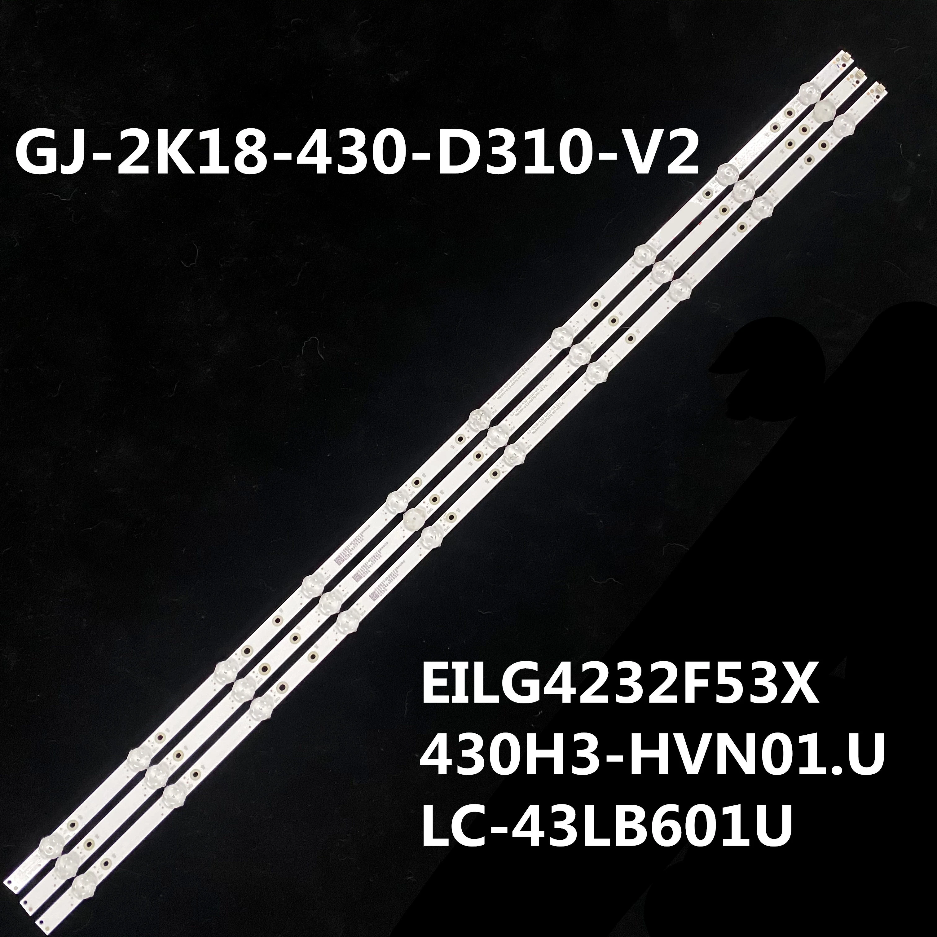 led backlight for SHARP GJ-2K18-430-D310-V2   2108Z10D0BCC8BH00D EILG4232F53X   430H3-HVN01.U   LC-43LB601U backlit panel