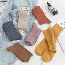 Модные женские носки Харадзюку, японские длинные носки