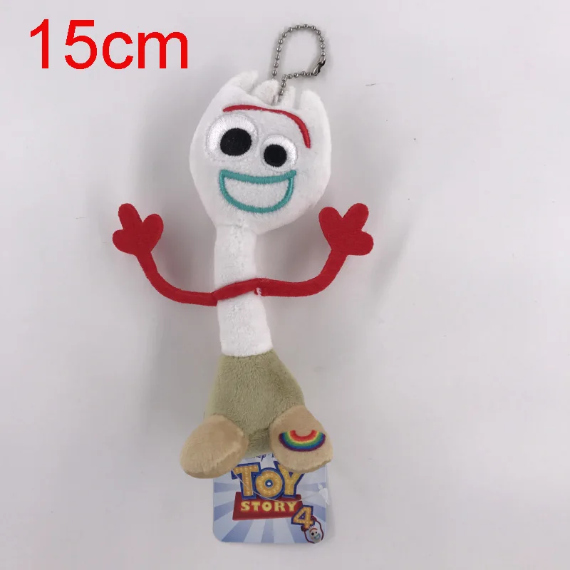 15cm 5-30 см История игрушек 4 форки Аниме Плюшевые игрушки Мягкая кукла Дети подарок на день рождения мобильный мешок кошелек аксессуары брелок - Цвет: 15cm
