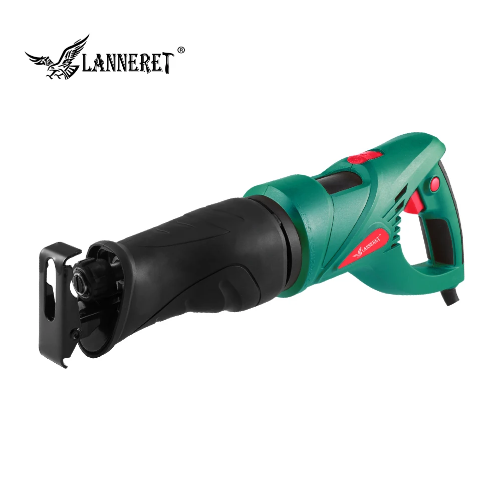

LANNERET Electric Reciprocating Saw 900W Multifunction Saber Hand Saw with Rotating Handle Wood / Metal Cutting