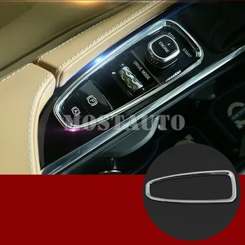 

For VOLVO XC90 ABS Chrome Console Gear Shift Box Frame Cover Trim 2016-2020 1pcs