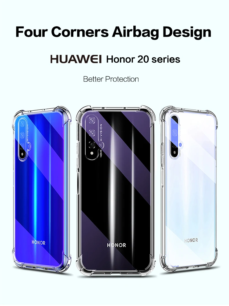 Противоударный силиконовый чехол для huawei P30 Lite P20 Pro P10, прозрачный чехол для huawei P Smart PSmart Z mate 30 Lite 20 10 Чехол