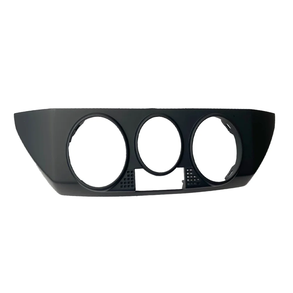 Black Front Dashboard AC Heater Control Panel Trim Cover Cap for VW Polo 9N 2002 2008 2010 6Q0 820 075 6Q0820075C 6Q0 858 719A