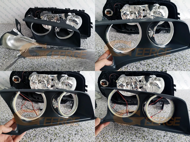 Великолепные ультраяркие COB led кольца angel eyes halo Стайлинг автомобиля для BMW E83 X3 facelift