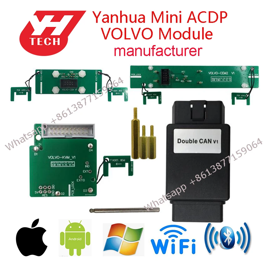Yanhua Mini ACDP 12 модулей для BMW CAS FEM Land Rover KVM Porsche BCMMB91F Fit KIA Sonata 9 MQB EGS VOLVO программирование