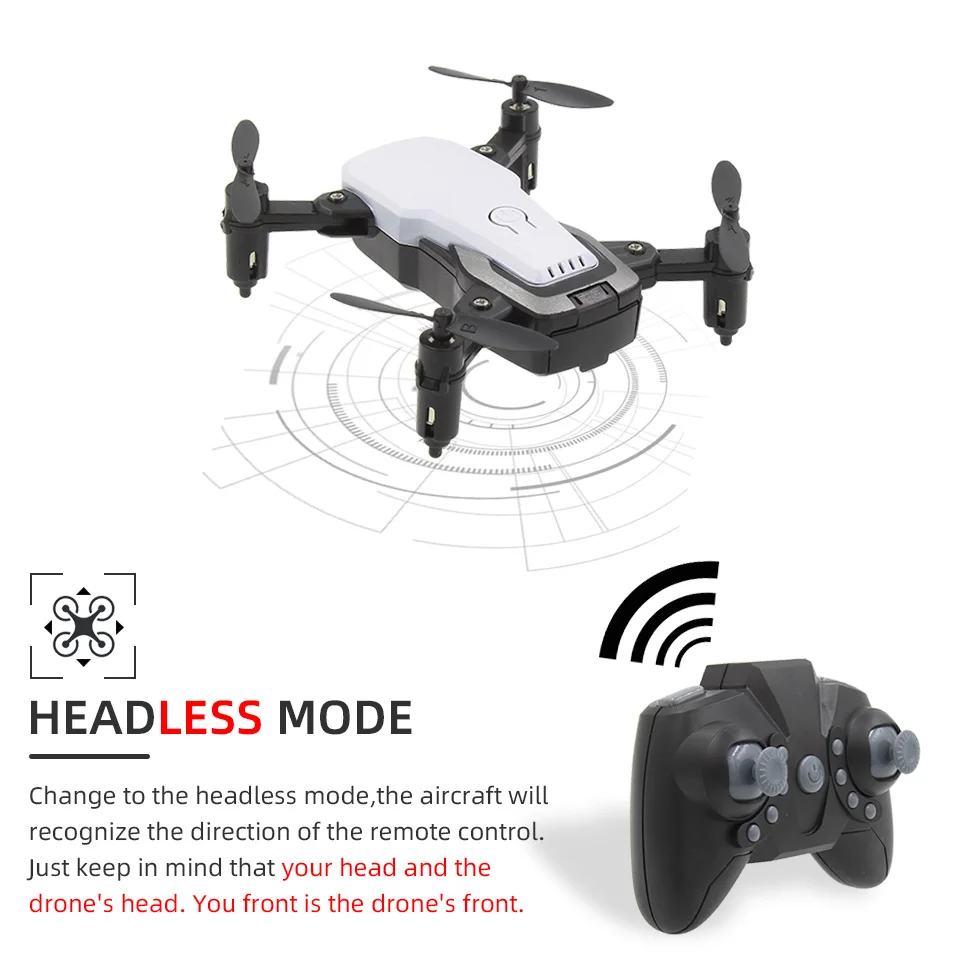Lanbird мини Радиоуправляемый Дрон с камерой FPV Wifi Пульт дистанционного управления