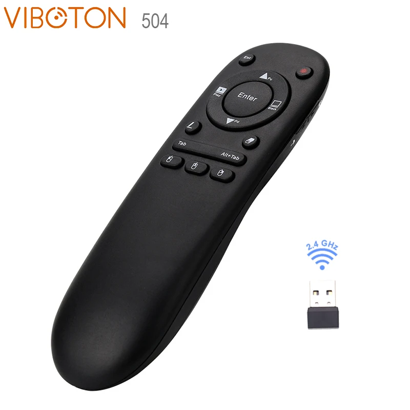Многофункциональная лазерная указка VIBOTON 504 2 4 ГГц беспроводной пульт