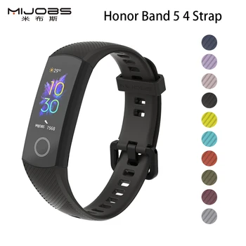 

For Honor Band 5 Strap for Huawei Honor Band 4 Strap Silicone Wrist Bracelet for Honor Band 5 Wristbands Sport Anti-Lost Version