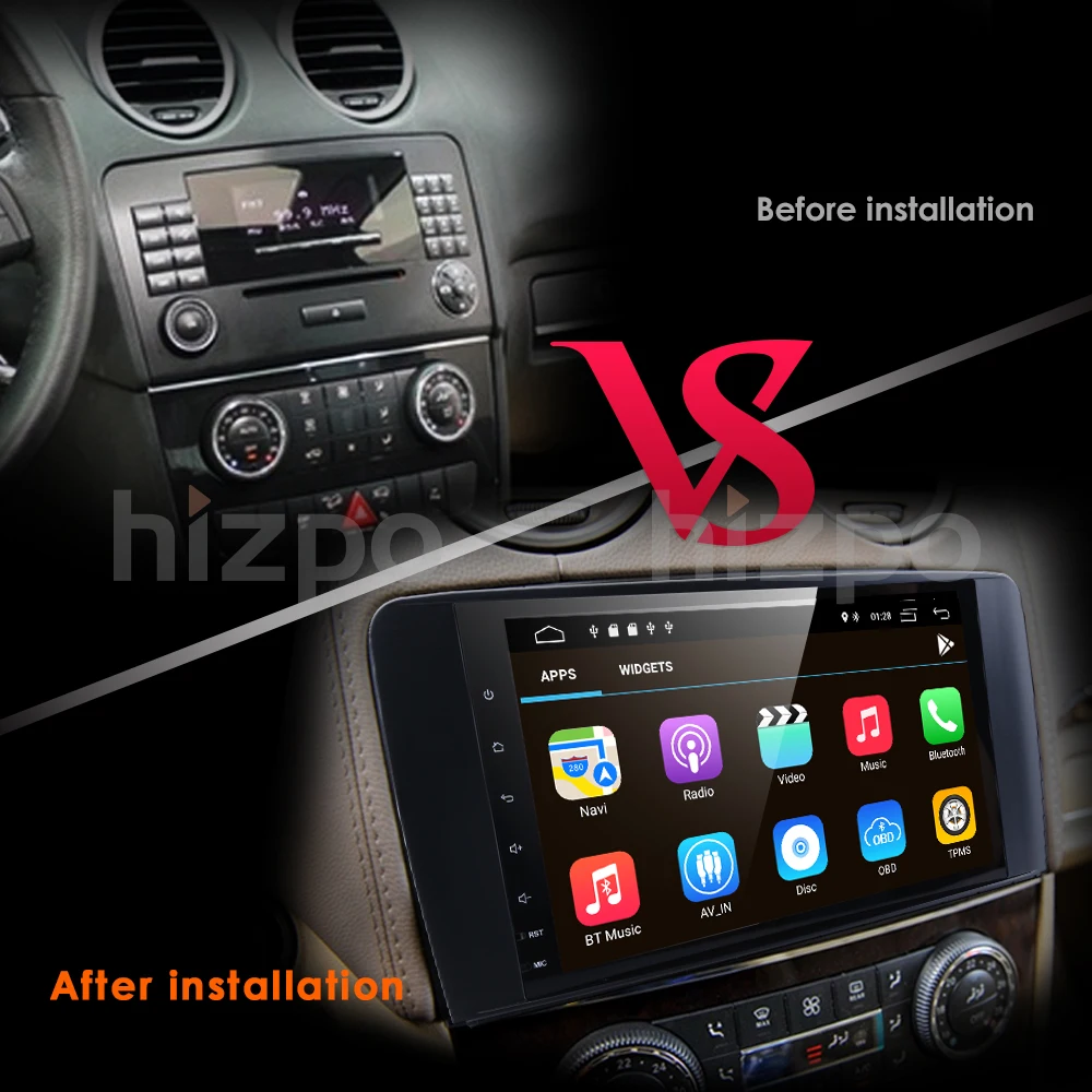 Flash Deal 9 "2 din autoRadio GPS Android 9.0 Car Multimedia Head unit for Mercedes Benz ML W164 ML350 GL X164 dinli 450 2005 -2012 WIFI 4G 5 Flash Deal 9 "2 din autoRadio GPS Android 9.0 Car Multimedia Head unit for Mercedes Benz ML W164 ML350 GL X164 dinli 450 2005 -2012 WIFI 4G 5