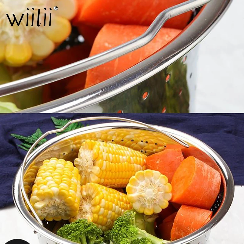 Wiilii, аксессуары для фритюрницы, для мытья в посудомоечной машине, антипригарная, прочная пароварка, корзина, покрытие, скороварка, кухонные инструменты