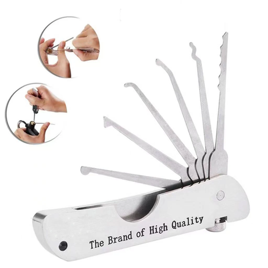 Other DIY & Tools Stainless Steel 6in1 Foldable Door Lock Opener