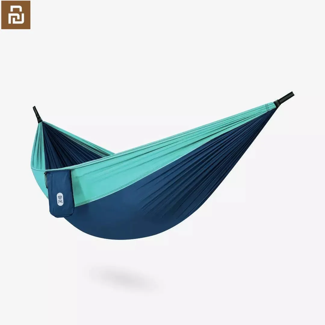 

Youpin ZaoFeng Hammock Swing Bed 1-2Person Anti-rollover Hammocks Max Load 300KG for Outdoor Camping Swings Parachute Cloth