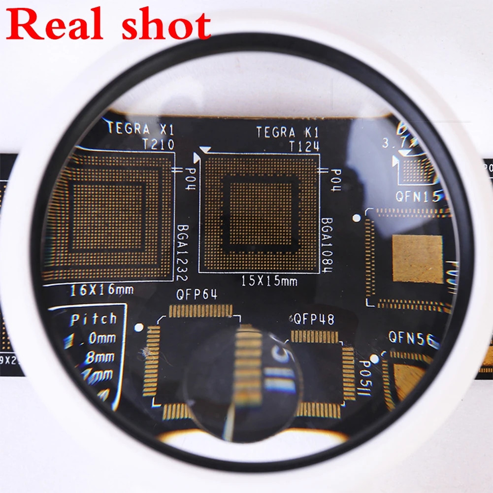 Soldering Iron Welding Magnifying Glass 2 LED 3X 4.5X 25X Helping Hand Rework Magnifier with 3 Tools Boxes Desk Station Repair