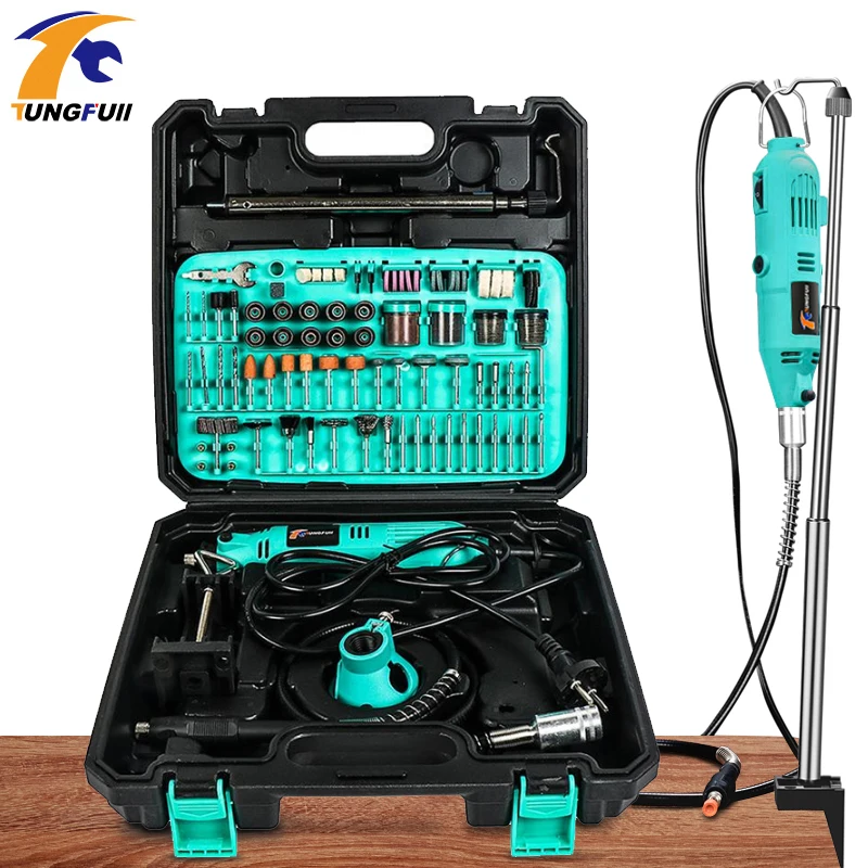 

Tungfulll Mini Drill Power Tool Power Source AC 220V Drilling Machine Power Tool Accessories For Dremel Engraving Cutting