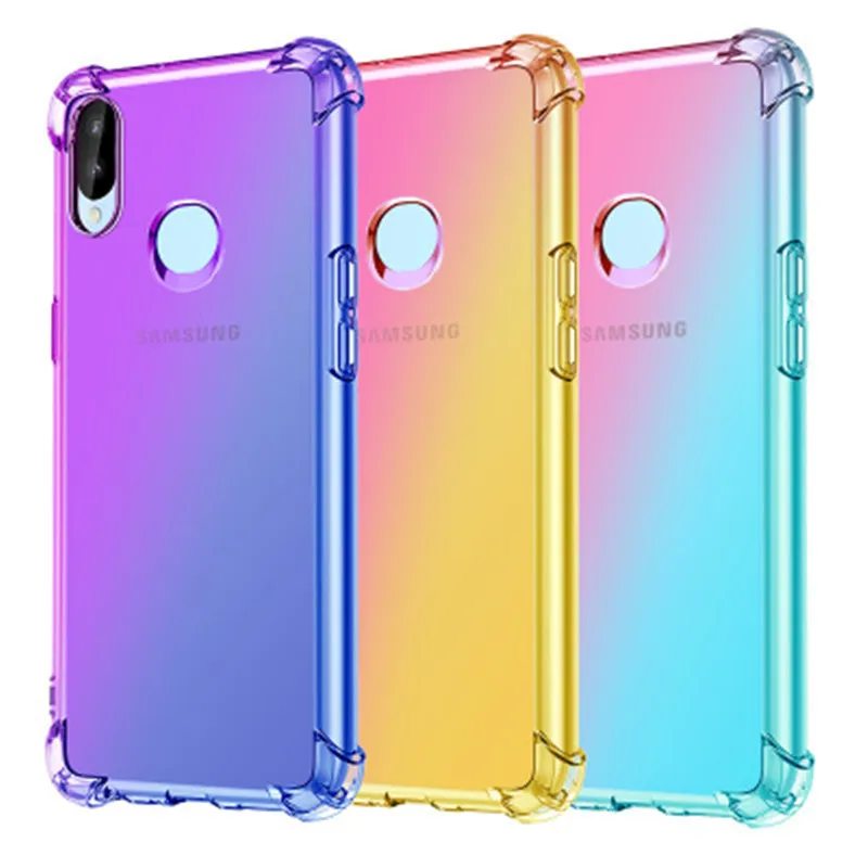 

BONVAN Gradient Color Clear Case For Huawei Nova 3i 3e 3 Transparent Soft Cover For Huawei Nova 2 Lite Shockproof Couqe Capa