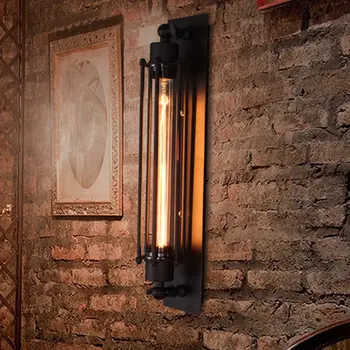 

E27 Industrial 110-220V Vintage Wall Lamp Iron Lamps Bedroom Corridor Restaurant Pub Retro Wall Lamp Sconces