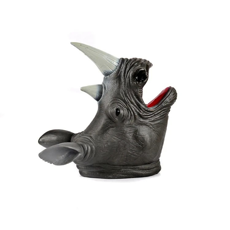 Животное Динозавр ручная кукла модель мягкая Silcone Реплика T-REX перчатки родитель и ребенок интерактивный мальчик