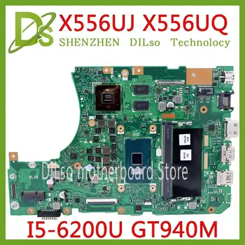 

KEFU X556UV motherboard for ASUS X556U X556UJ X556UV X556UF X556UR X556UQ X556UQK laptop motherboard I5-6200U GT940M DDR4 Test