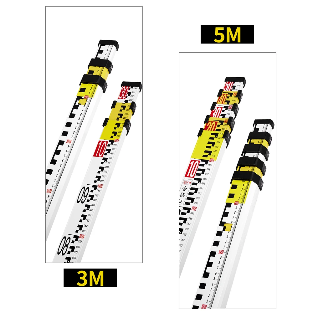 

Aluminum Alloy High Precision Tower Ruler 5M For Automatic Rotary 360 Laser Level/Automatic Optical Level