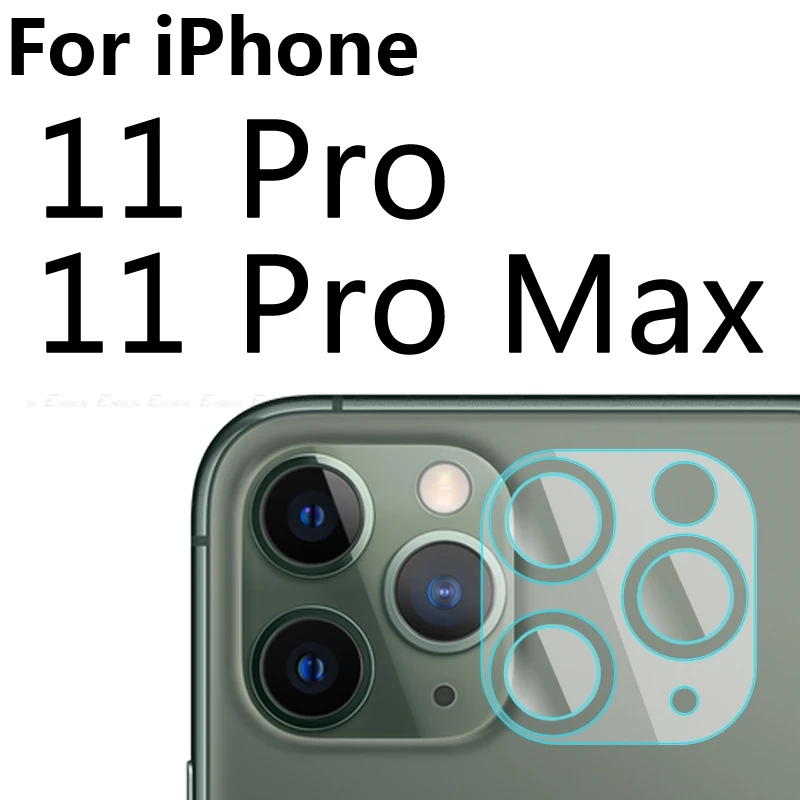 Для iPhone 11 Pro Max объектив камеры защитный чехол для iPhone 11 Pro XS Max X XR 8 7 6 6S Plus защита экрана задняя пленка для объектива - Цвет: For iPhone 11 Pro