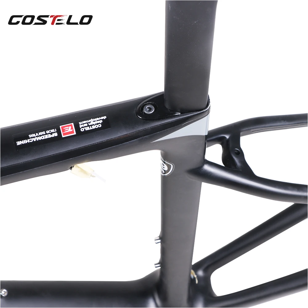 Perfect Costelo Speedmachine2.0 ultra light 790g disc carbon road bike frame Costelo bicycle bicicleta frame carbon fiber cheap frameset 3