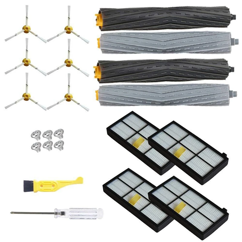 

Accessories Kits Replacement for iRobot Roomba 800 900 Series 870 880 890 960 980 Vacuum Cleaner Side Brush Filter Tangle-Free D