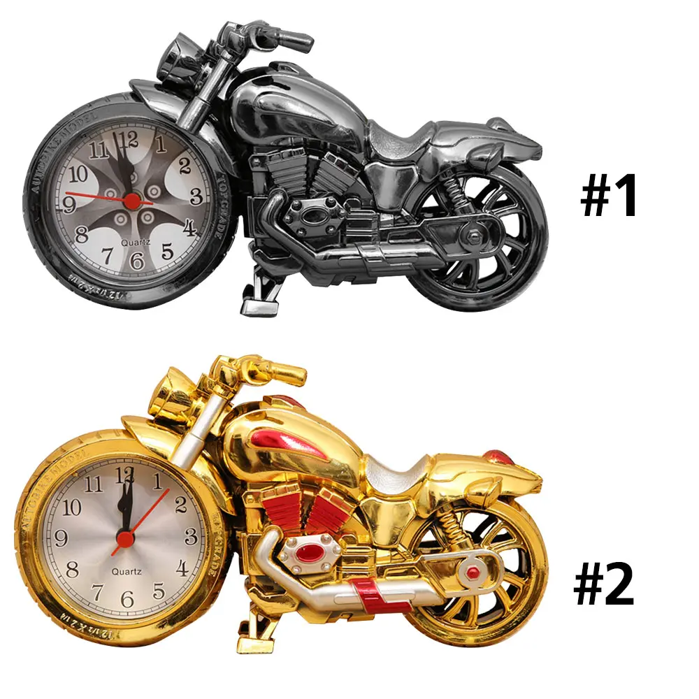 ABS Будильник-Мотоцикл Часы мотоцикл Horologium декоратор ремесла мини офисные подарки студенческие творческие игрушки