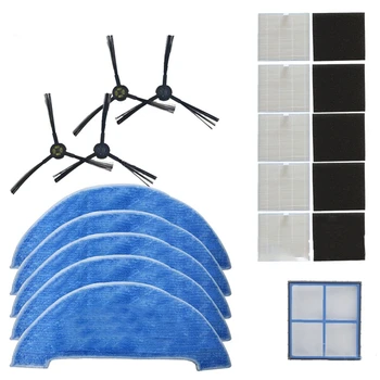 

Robot Vacuum Cleaner Hepa Filter Side Brush Mop for Ilife V8 V8S X750 A7 X800 X785 V80 Robotic Vacuum Cleaner Parts Accessories