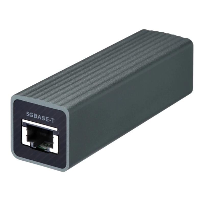 QNAP QNA-UC5G1T USB 3.0 To 5GbE Adapter Computers and NAS with 5GbE/2.5GbE/1GbE/100MbE Connectivity