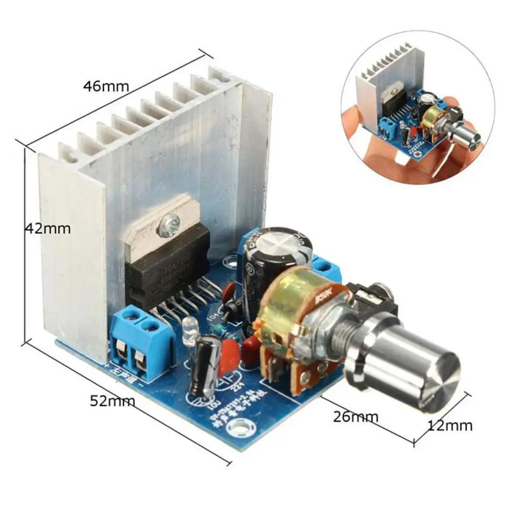 12V TDA7297 Stereo Audio Motorcycle Power Amplifier Board Digital Stereo Audio Amplifier Dual Channel AMP Module images - 6