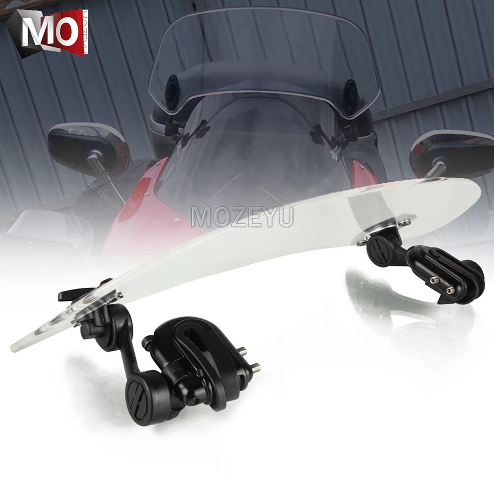 

Motorcycle Windshield Extension Spoiler Windscreen Air Deflector For DUCATI Scrambler Steert Classic 916/916SPS MONSTER M400 900