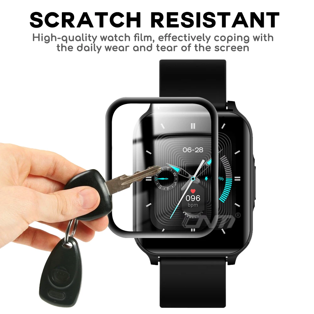 Screen Protector Cover for Lenovo S2 Pro Smart Watch Soft  curved Edge Protective Film Accessories for Lenovo S2Pro (Not Glass)