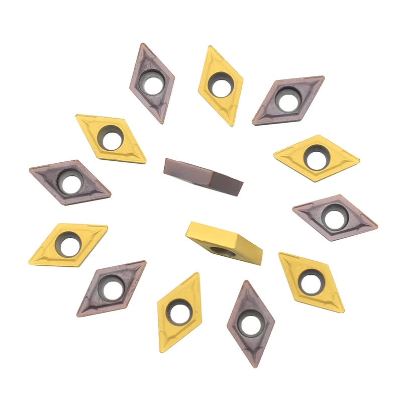 

10pcs DCMT070204 UE6020 / US735/VP15TF Carbide inserts Internal Turning Tools Cutting Tool CNC Tools Lathe cutter