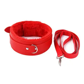 BDSM Products BDSM Sex Spank Tools Sex Toys Bondage Tape Faux Leather Neck Collar Leash Restraint Slave Adult Game for Couples 3