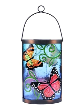 

Solar Lantern Hanging Outdoor Waterproof butterfly Solar Garden Lights Retro Lanterns