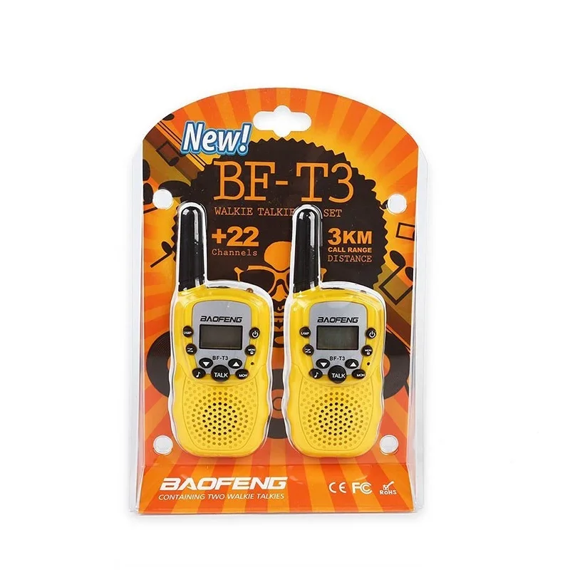 2 шт./компл. детская рация радио мини игрушки baofeng BF T3 для детей Детский подарок BFT3