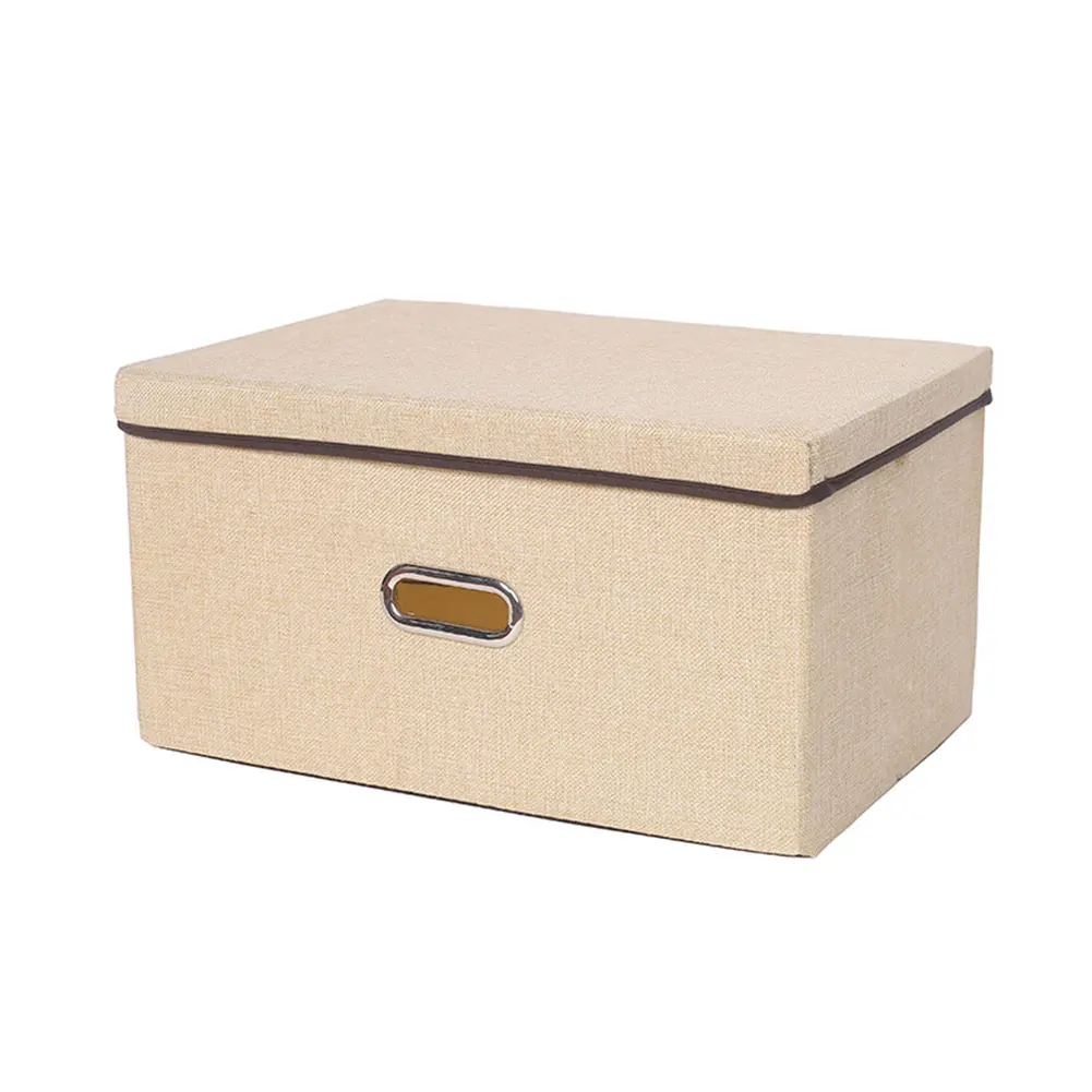 Коробка для хранения Контейнер для мелочей ручки Шкаф Ящики Одежда Органайзер хлопок белье Большие Детские игрушки водонепроницаемый спальня складной