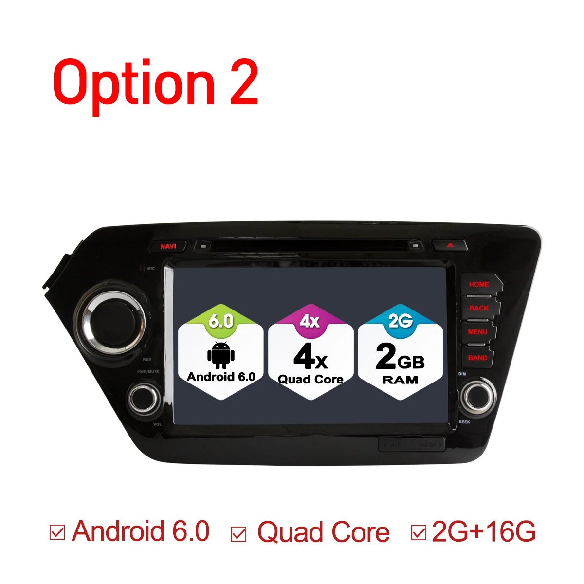 Автомобильный dvd плеер Ownice C500 2 Гб ОЗУ Восьмиядерный процессор Android 6 0 gps для Kia k2 RIO
