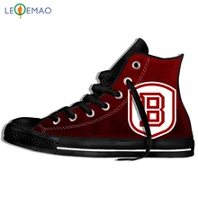 Кроссовки с принтом логотипа на заказ; дышащая парусиновая обувь Bradley Braves; прогулочная обувь на плоской подошве; Zapatos De Mujer; Уличная обувь